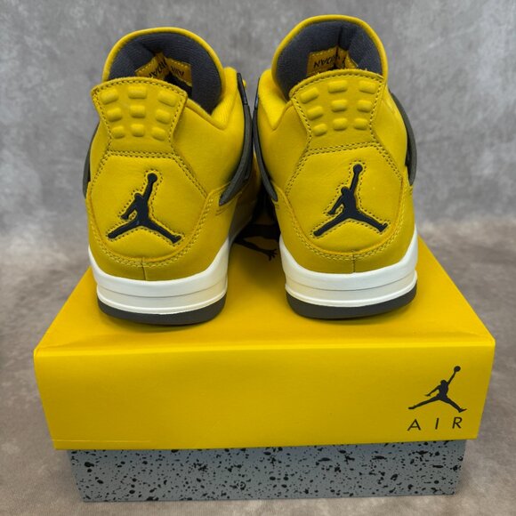 Air Jordan 4 Retro – Tour Yellow / Dark Blue Grey (Men’s Size 9) main image 5